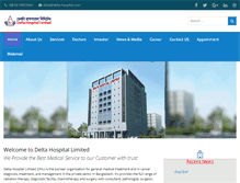 Tablet Screenshot of delta-hospital.com